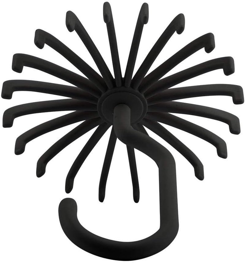 woobles Tie Rack, 360 Degree Rotating Tie Holder, Durable Multifunctional Tie Organizer for Tie, Scarf, Belt Storage (20 Pcs) (2#) - Image 2